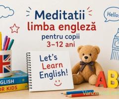 Meditații la limba engleză pentru copii (3 12 ani) | Online și în București