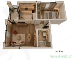 Apartament 2 camere cu balcon. Pret Negociabil
