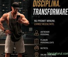 Antrenor personal fizic 1:1 și online coaching