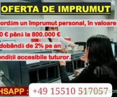OFERTA de credit fara protocol