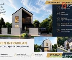 COMISION 0% | Teren intravilan 307 mp | Autorizatie de construire | Sanandrei