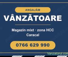 Angajez vânzătoare magazin mixt, Caracal
