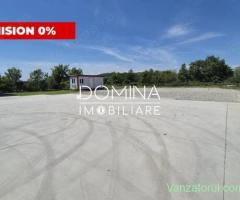 Închiriere teren industrial în Bălești - container și utilități incluse