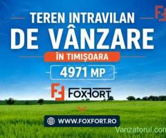 Teren intravilan 4971 mp, pretabil constructii, de vanzare in zona Lipovei.