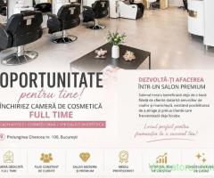 inchiriere spatiu pentru cosmetica, laminare gene , machiaj