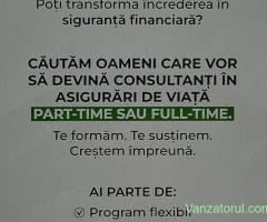 Căutăm oameni care vor să devină Consultanți în asigurări de viață