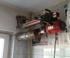 Gaură hotă, centrală, aer condiționat, aerisire
