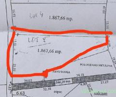 Teren Intravilan 1863 mp în Câmpina, Zona Rezidențială Muscel