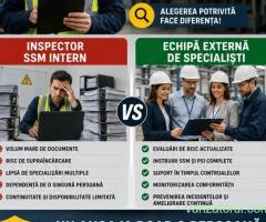Servicii inspector SSM în București pentru compania ta
