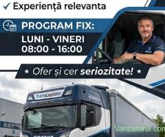Sofer caut angajare cu program fix