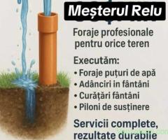 Foraje si PUȚURI