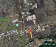 Teren extravilan de 8077 mp de vanzare in zona industriala Ghiroda