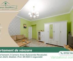 Apartament 2 Camere Arad, Bulevardul Revoluției, Renovat 2025, Mobilat