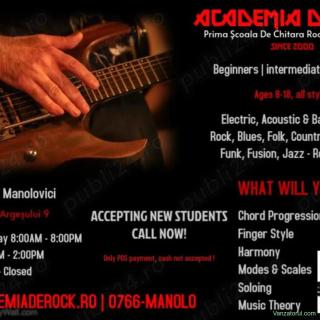 Cursuri de chitara Academia de Rock
