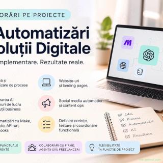 AI, automatizări și soluții digitale colaborări pe proiecte