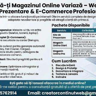 Creare si optimizare magazine online