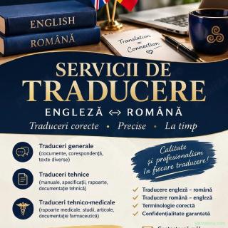 Traduceri Română Engleză | Tehnice & Tehnico-medicale | Tarife accesibile