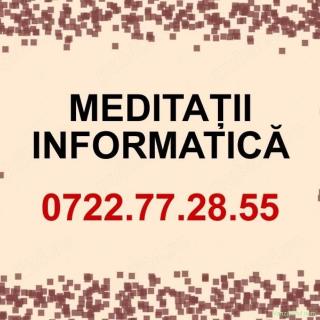 Meditatii informatica, pregatire bacalaureat