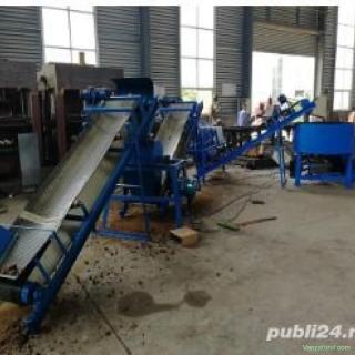Linie automată hidraulică producție pavele + matrițe LEGO neutilizată