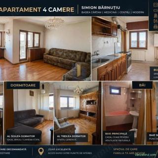 Apartament 4 camere , Zona Modern ,Bd. Simion Barnutiu ,Badea Cartan,Medicina