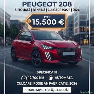 vand peugeot 208 an fabricatie 2024 mai multe informatii la telefon