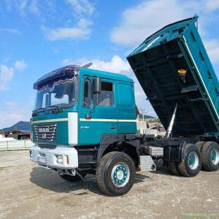 Basculant Man 6x4 Maxim admis pe acte 26 tone 460 CP An fabricatie 2001
