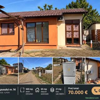 Teren 500mp, spatiu depozitare 2 cam 65mp, beci 21mp