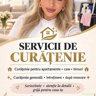 Curățenie la domiciliu, întreținere și după renovare Timișoara
