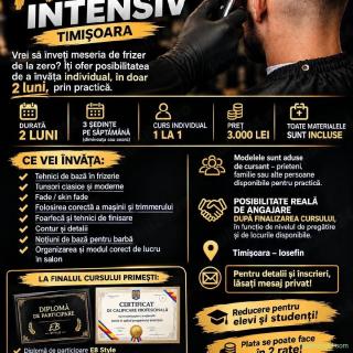 Curs Frizer intensiv