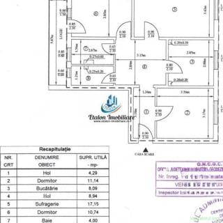 Apartament 3 camere, etaj 3, Calea Romanului