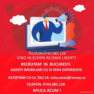 Recrutam agenti imobiliari cu si fara experienta in Bucuresti
