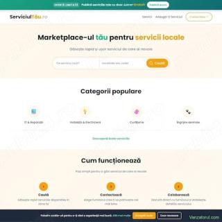 Vând afacere online la cheie - Marketplace servicii complet funcțional