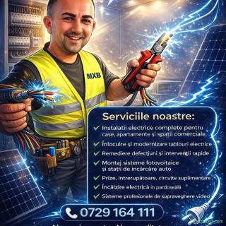 Electrician autorizat cu experienta