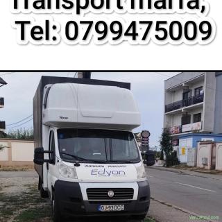 Transport marfa, mutări, relocări, depozitare moluz,