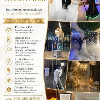 Oglinda Foto, Platforma 360, Fum greu, Baloane explozive, Audio Guest Book