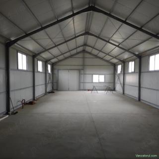 Hală metalică industrială NOUĂ, vânzare sau închiriere cu destinație producție și depozit