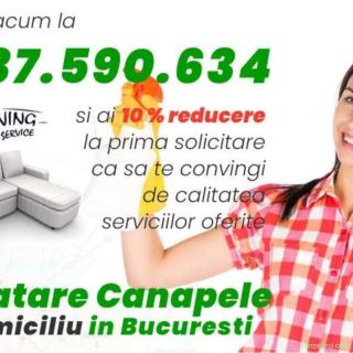 Curatare canapele Bucuresti. Curatare profesionala