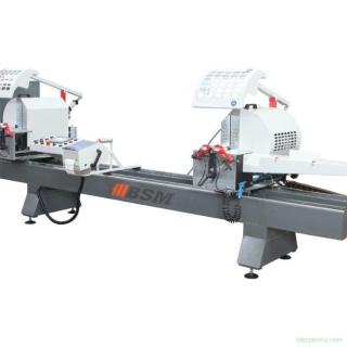 Utilaj automat de debitat profile pvc si aluminiu dublu cap BSM