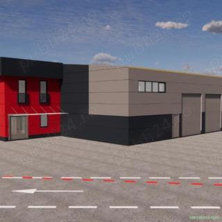 Inchiriere hale Turda - stadiu construire: spatii productie - depozitare