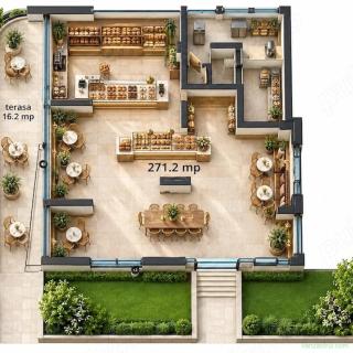 Spațiu comercial premium sau birou de închiriat | Șoseaua București Nord, Pipera Voluntari