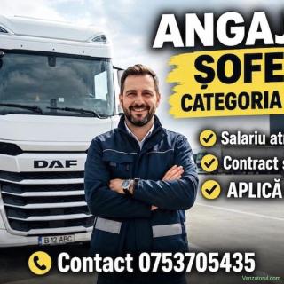 Angajam soferi categoria C+E