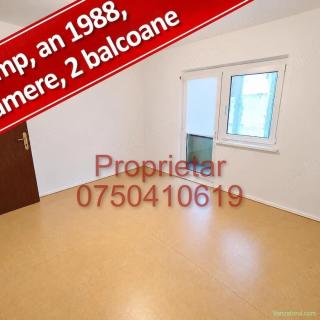 UNICAT 2 camere MARI 64mp 2 balcoane MARI 1988 etaj 4 ferestre MARI Ghica Plaza Baicului