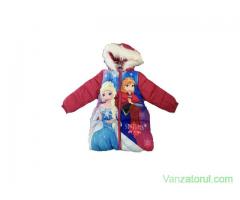 Geaca de iarna roz Elsa & Anna Frozen