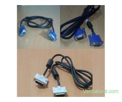 Vand 2 Cabluri VGA-VGA 15 PINI si DVI-DVI 18+1 PINI