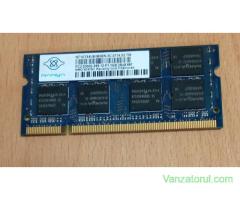 Vand Memorie RAM Laptop,Nanya 1 GB DDR2 Dual channel