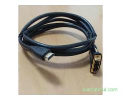 Vand Cablu DVI 18+1 PINI la HDMI 2 Metri,nou