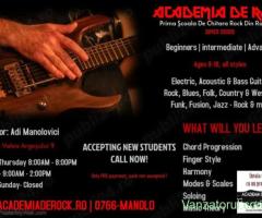 Cursuri de chitara Academia de Rock