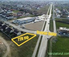 Parcela teren 728 mp - Super pozitie - Mosnita - Comision 0%