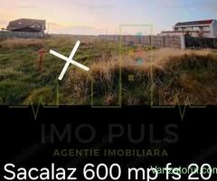 Teren de vanzare in Sacalaz. Zona locuita.