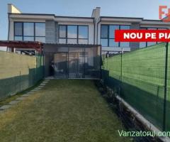 Casa insiruita, 4 camere, Sacalaz - arhitectura moderna, 2 locuri de parcare